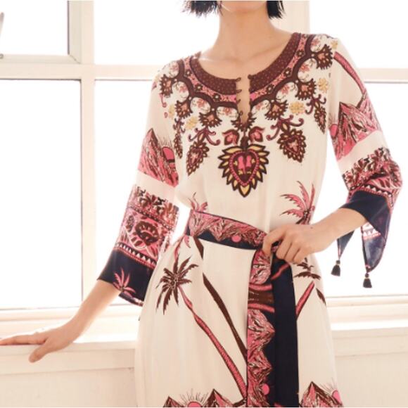 Figue Egyptian Istanbul Ivory Bianca Dress S - Picture 2 of 11